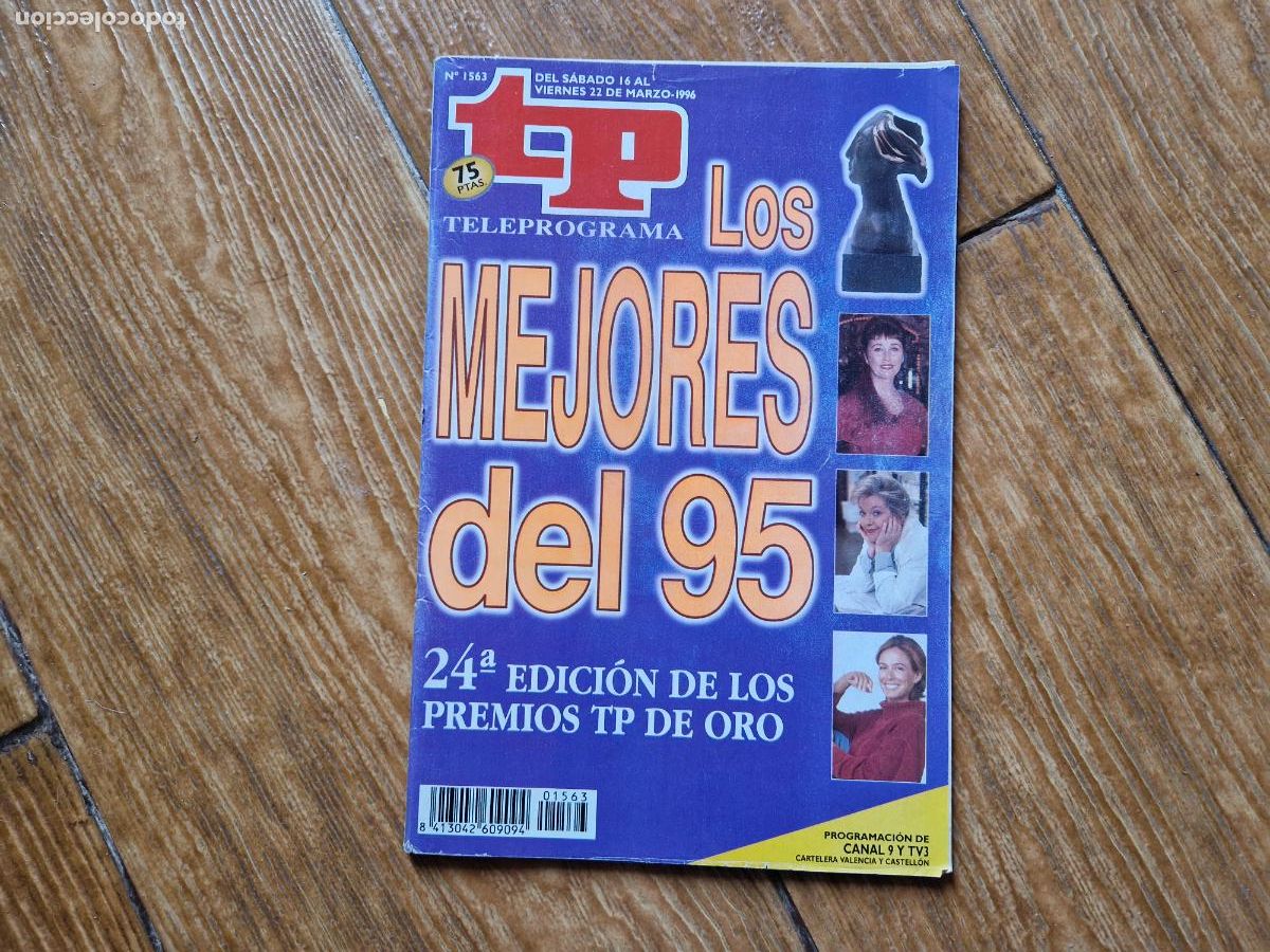 Coleccionismo de revista Teleprograma: TP TELEPROGRAMA N&ordm; 1563 LOS MEJORES DEL 95 1996 - Foto 1