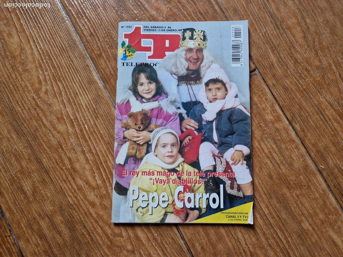 Coleccionismo de revista Teleprograma: TP TELEPROGRAMA N&ordm; 1553 PEPE CARROLL 1996 - Foto 1