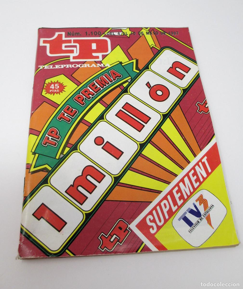 Coleccionismo de revista Teleprograma: Revista Teleprograma TP n&ordm; 1100 de Mayo de 1987 - Foto 1