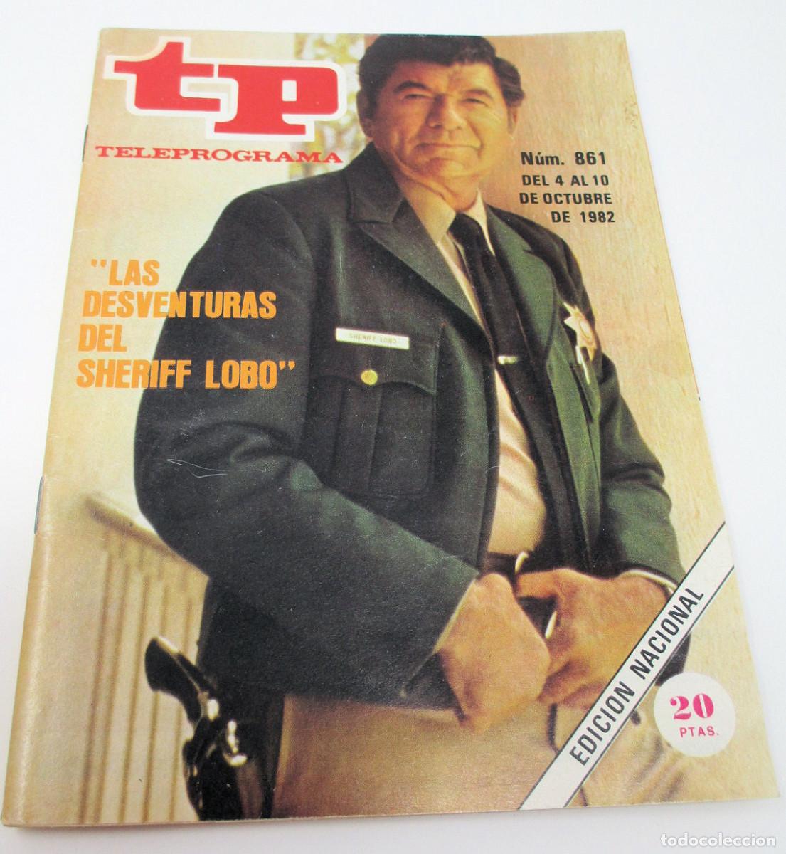 Coleccionismo de revista Teleprograma: Revista Teleprograma TP n&ordm; 861 de Octubre de 1982 - Foto 1