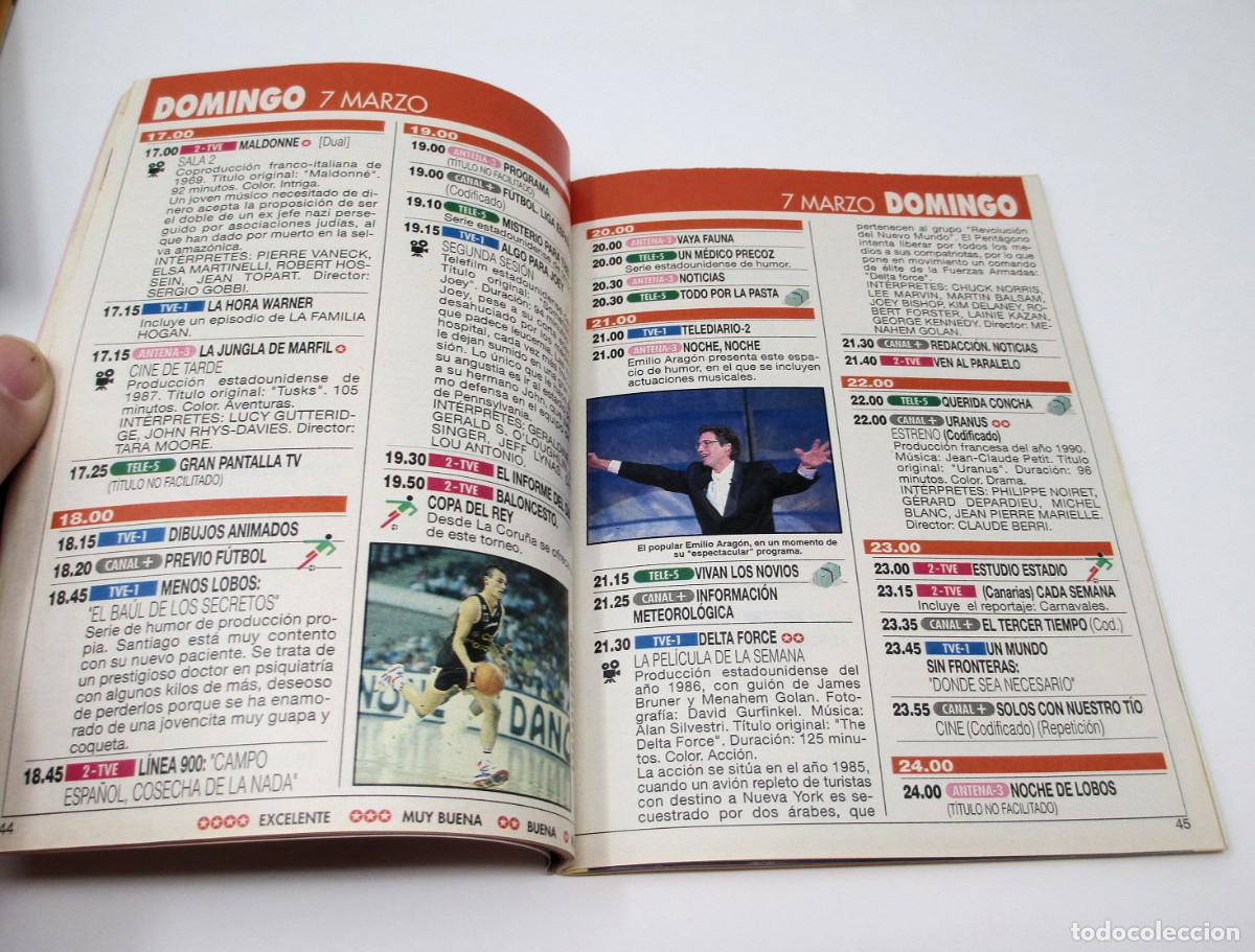 Coleccionismo de revista Teleprograma: Revista Teleprograma TP n&ordm; 1405 de Marzo de 1.993 - Foto 3