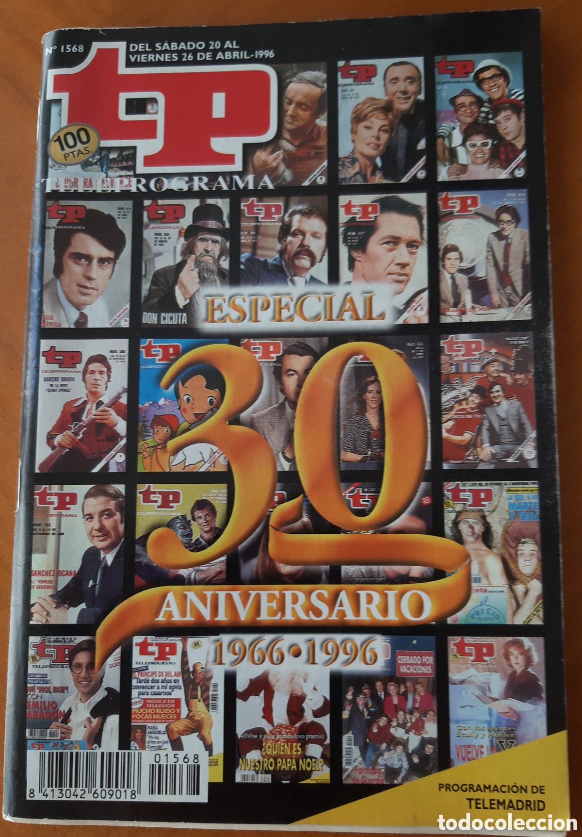 Coleccionismo de revista Teleprograma: Teleprograma. A&ntilde;o 1996. N&uacute;mero 1568 - Foto 1