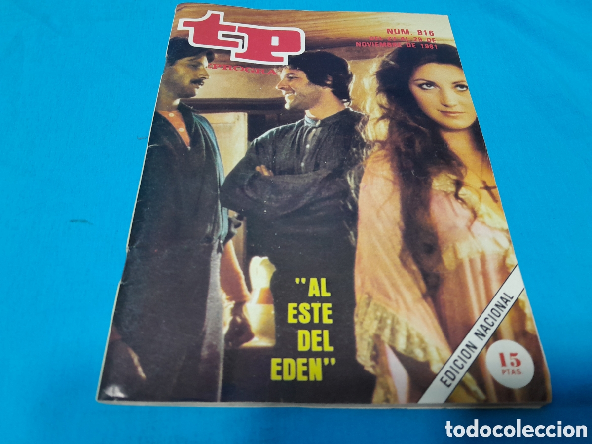 Coleccionismo de revista Teleprograma: REVISTA TP TELEPROGRAMA, N&Uacute;MERO 816 - AL ESTE DEL ED&Eacute;N - 1981 - Foto 1