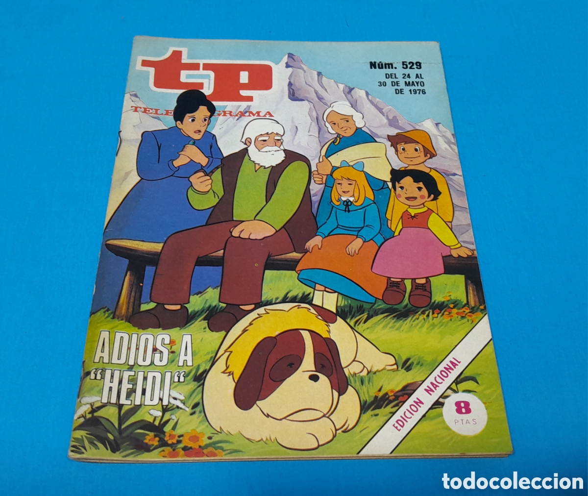 Coleccionismo de revista Teleprograma: REVISTA TP TELE PROGRAMA, N&Uacute;MERO 529 - ADI&Oacute;S A &rdquo;HEIDI&rdquo; - 1976 - Foto 1