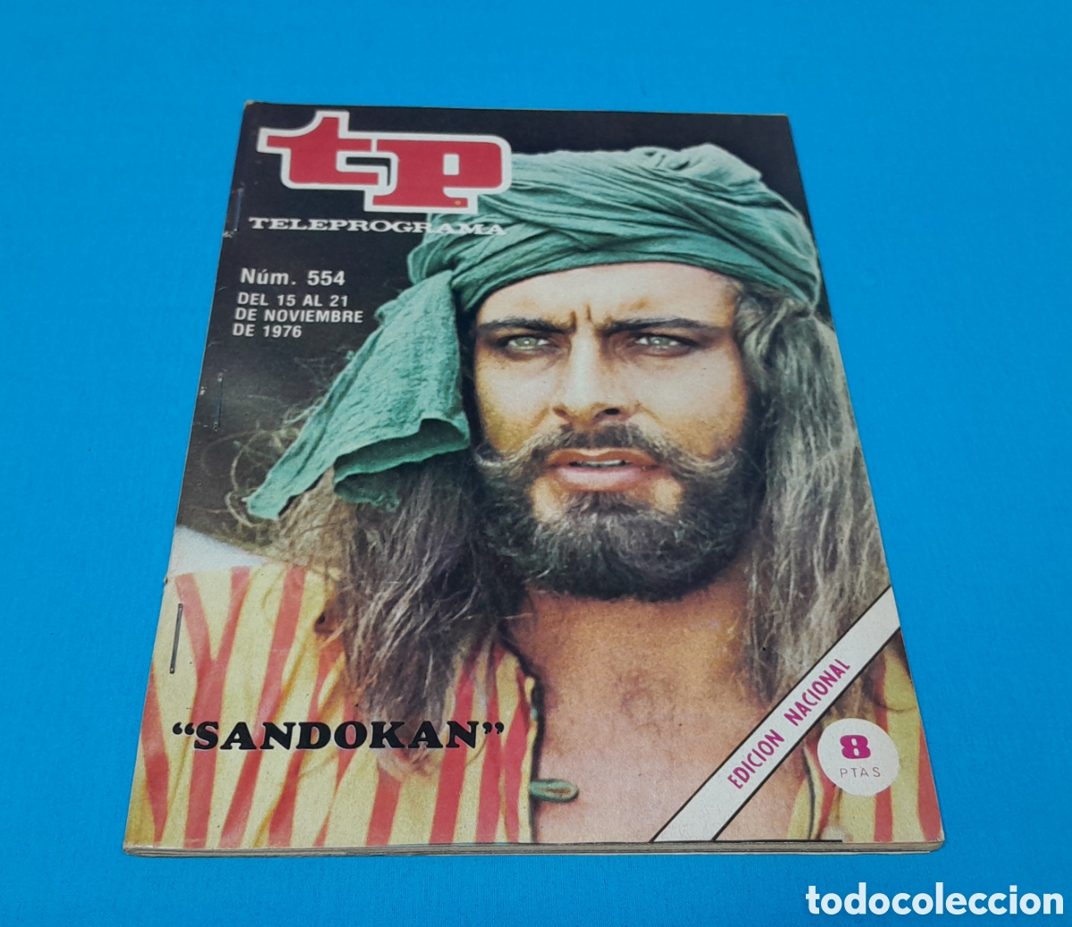 Coleccionismo de revista Teleprograma: REVISTA TP TELE PROGRAMA, N&Uacute;MERO 554 - &rdquo;SANDOKAN&rdquo; - 1976 - Foto 1