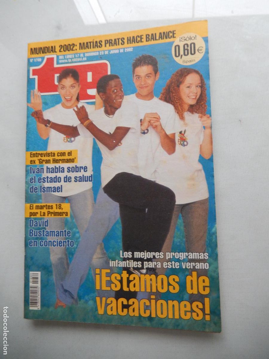 Coleccionismo de revista Teleprograma: TP TELEPROGRAMA - N&ordm; 1889 - 17-JUNIO 2002 - LOS MEJORES PROGRAMAS INFANTILES DE VERANO - Foto 1