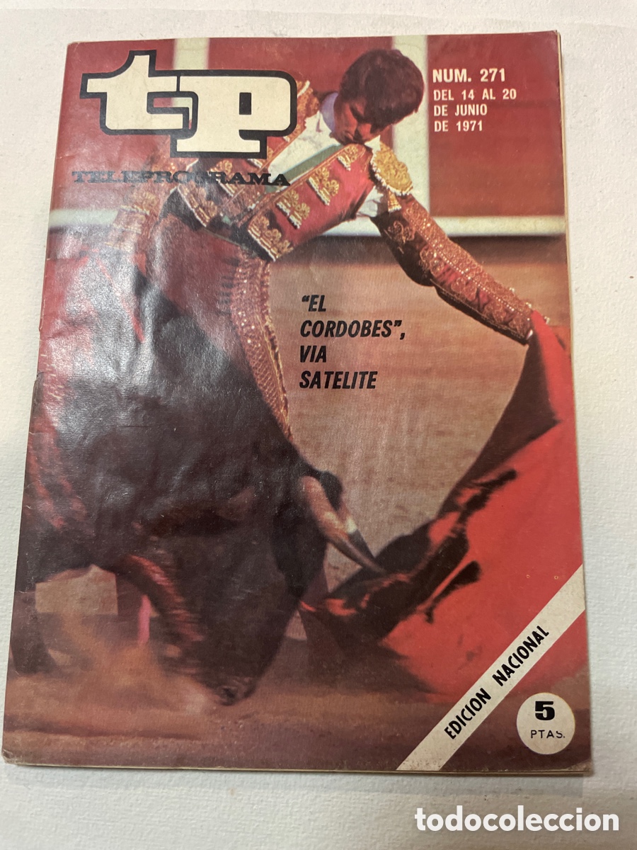 Coleccionismo de revista Teleprograma: Tp Teleprograma n 271 ,junio 1971 - Foto 1