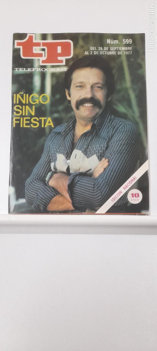 Coleccionismo de revista Teleprograma: SOLO PORTADA . RECORTE DE LA REVISTA TP - TELEPROGRAMA N&ordm; 599 . A&Ntilde;O 1977 - Foto 1