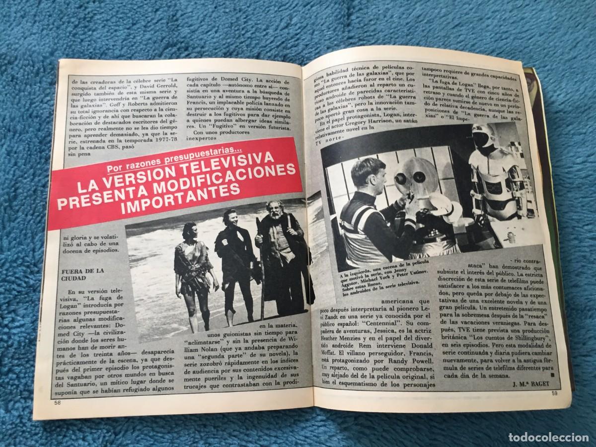 Coleccionismo de revista Teleprograma: Revista tp teleprograma 857 La fuga de Logan - Foto 5