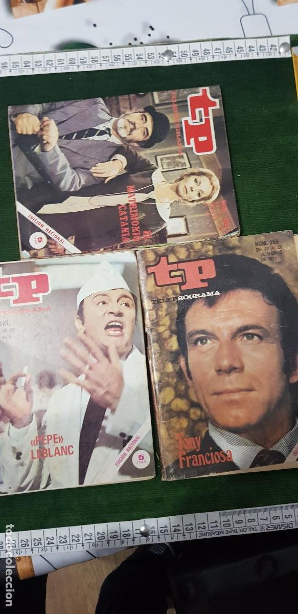 Coleccionismo de revista Teleprograma: TRES REVISTAS TELEPROGRAMAS - Foto 1