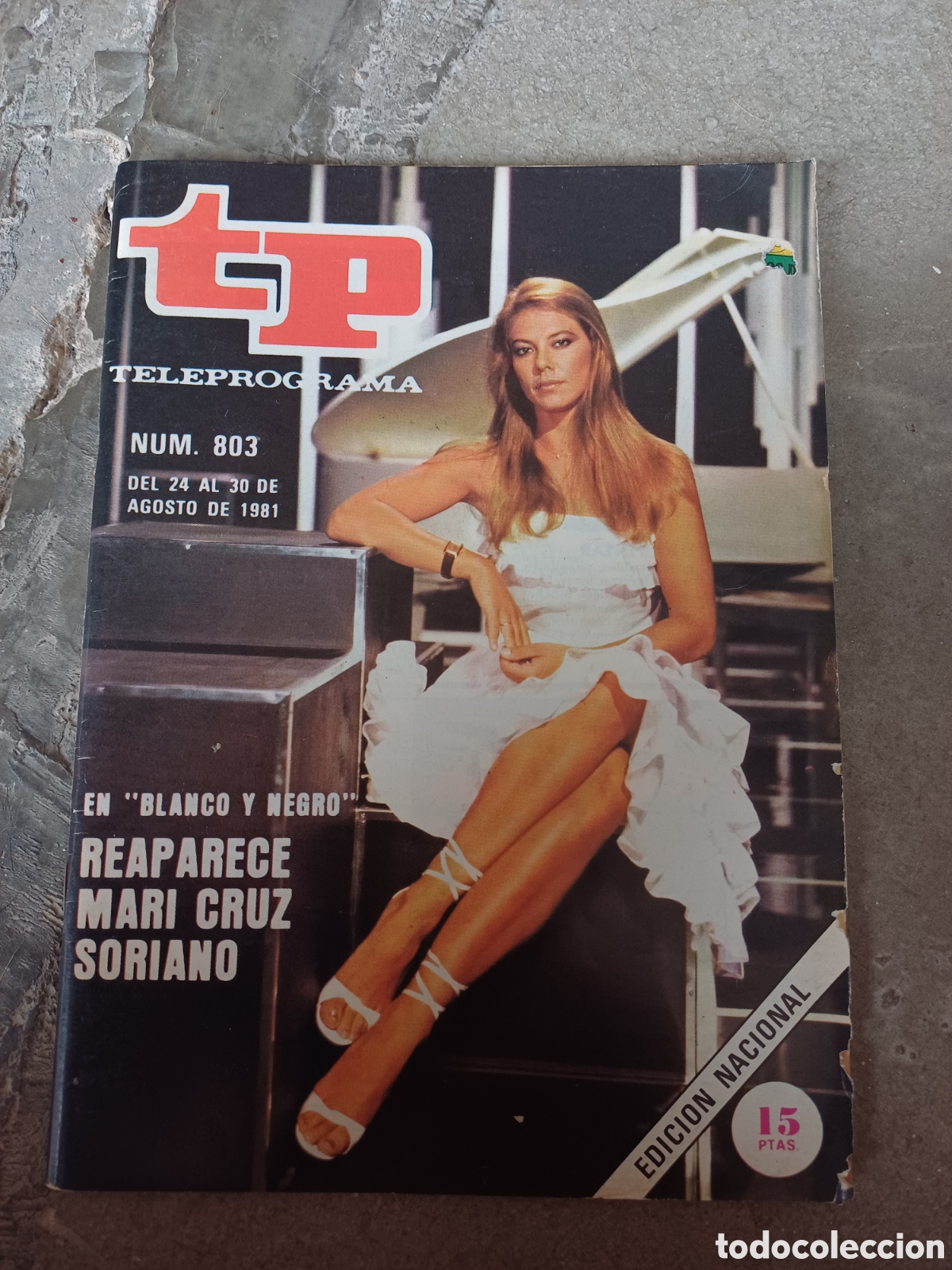 Coleccionismo de revista Teleprograma: Teleprograma. N&uacute;mero 803. 1981. - Foto 1