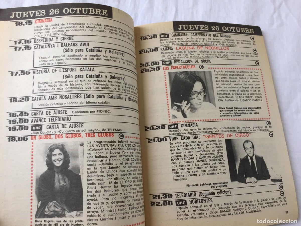 Coleccionismo de revista Teleprograma: TELEPROGRAMA ~ TP NUM. 655 ~ A&Ntilde;O 1978 ~ YO, CLAUDIO con DEREK JACOBI ~ PORTADA E INTERIOR - Foto 3