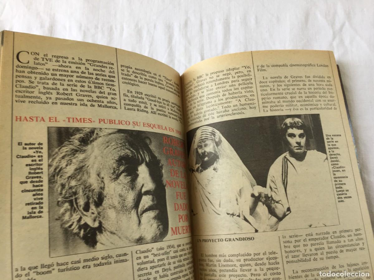Coleccionismo de revista Teleprograma: TELEPROGRAMA ~ TP NUM. 655 ~ A&Ntilde;O 1978 ~ YO, CLAUDIO con DEREK JACOBI ~ PORTADA E INTERIOR - Foto 5