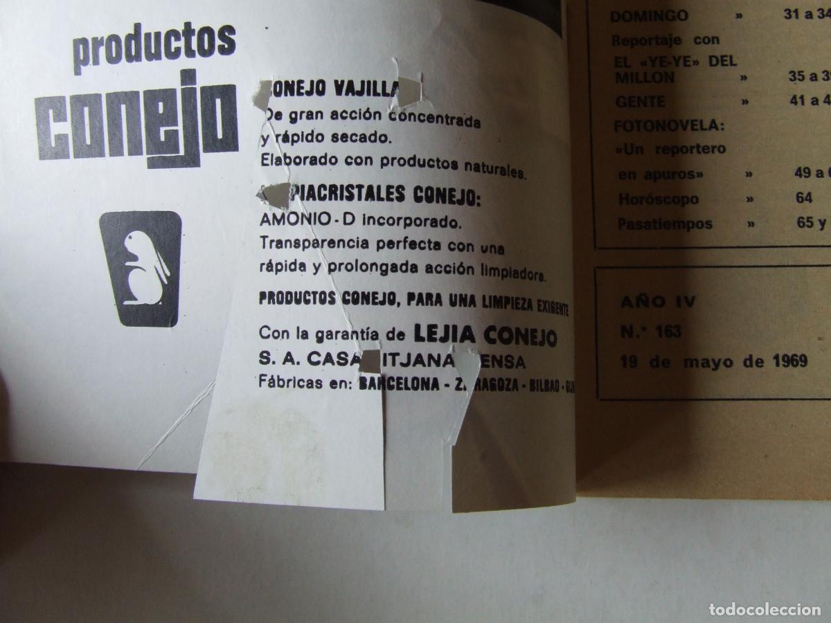 Coleccionismo de revista Teleprograma: TELEPROGRAMA TP 163 EL YE-YE DEL MILLON LA CONQUISTA DEL ESPACIO MAYO DE 1969 - Foto 2