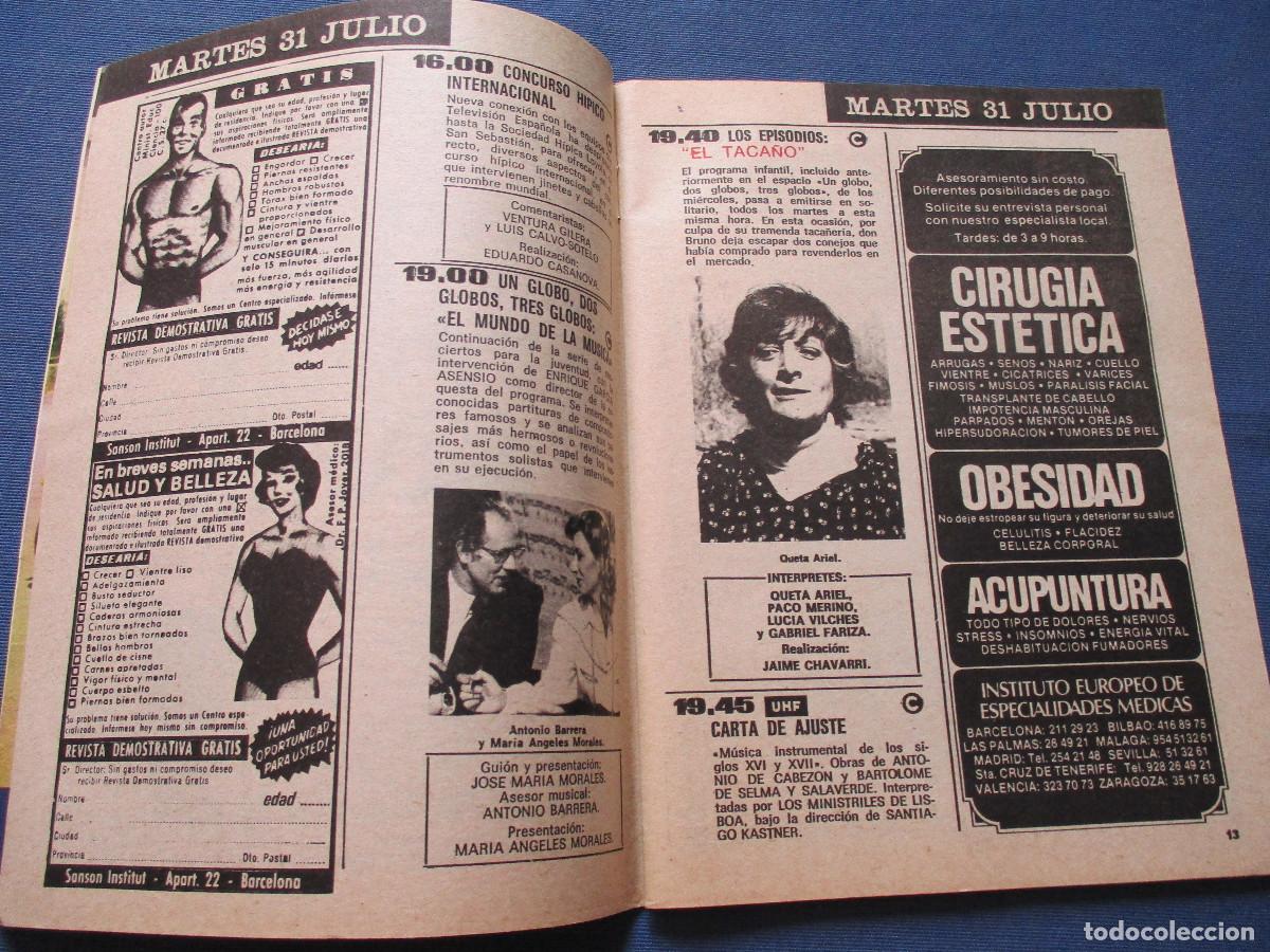 Coleccionismo de revista Teleprograma: TP TELEPROGRAMA N.&ordm; 695 - 1979 - Foto 3