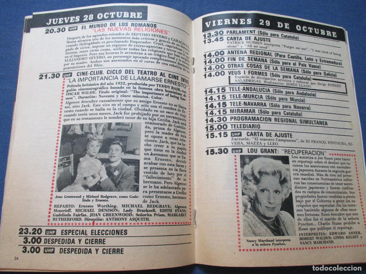 Coleccionismo de revista Teleprograma: TP TELEPROGRAMA N.&ordm; 864 - 1982 - Foto 4