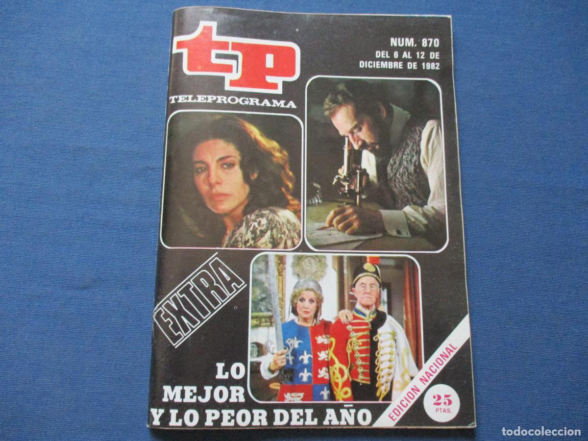 Coleccionismo de revista Teleprograma: TP TELEPROGRAMA N.&ordm; 870 - 1982 - Foto 1