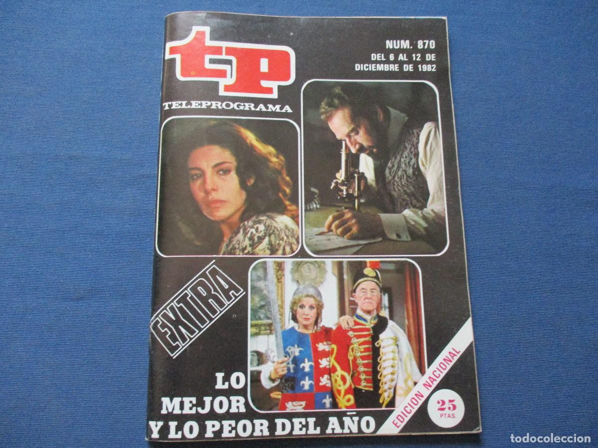 Coleccionismo de revista Teleprograma: TP TELEPROGRAMA N.&ordm; 870 - 1982 - Foto 2