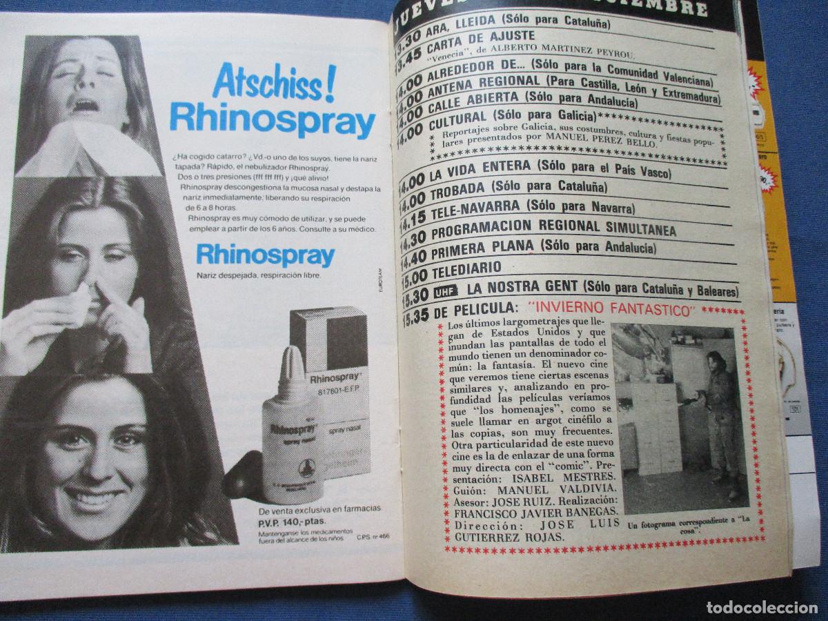 Coleccionismo de revista Teleprograma: TP TELEPROGRAMA N.&ordm; 870 - 1982 - Foto 5