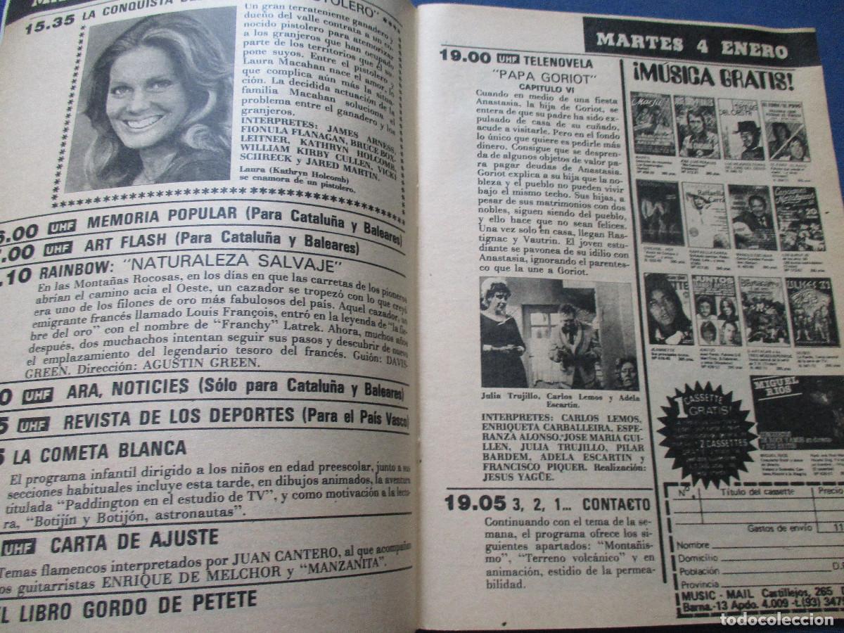 Coleccionismo de revista Teleprograma: TP TELEPROGRAMA N.&ordm; 874 - 1983 - Foto 3