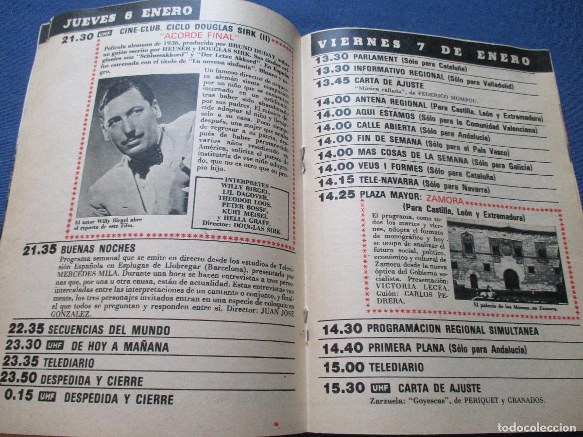 Coleccionismo de revista Teleprograma: TP TELEPROGRAMA N.&ordm; 874 - 1983 - Foto 4