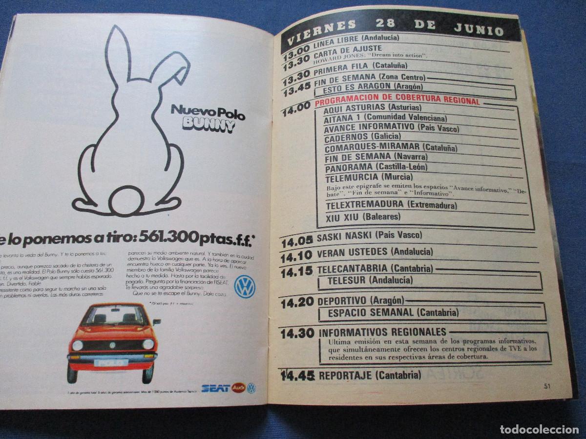 Coleccionismo de revista Teleprograma: TP TELEPROGRAMA N.&ordm; 1003 - 1985 - Foto 4