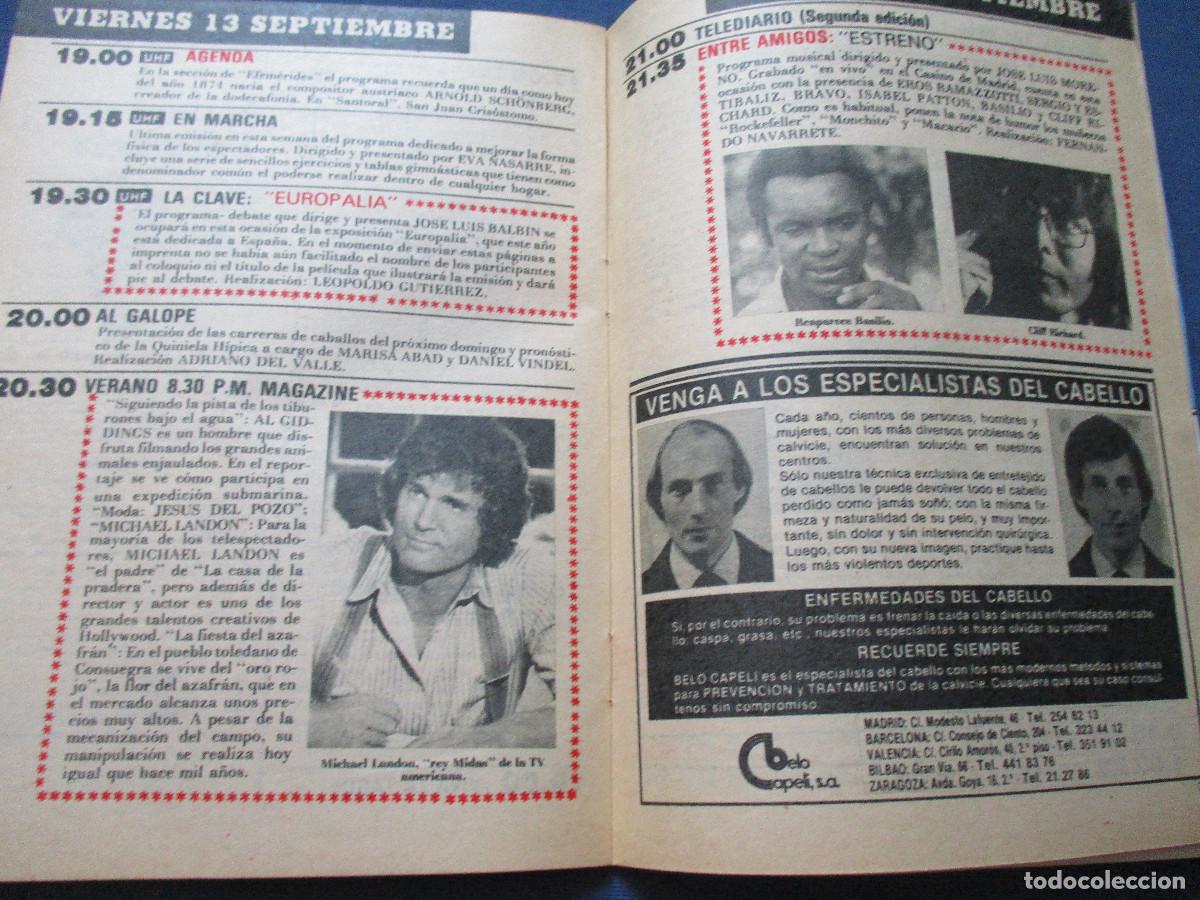 Coleccionismo de revista Teleprograma: TP TELEPROGRAMA N.&ordm; 1014 - 1985 - Foto 4