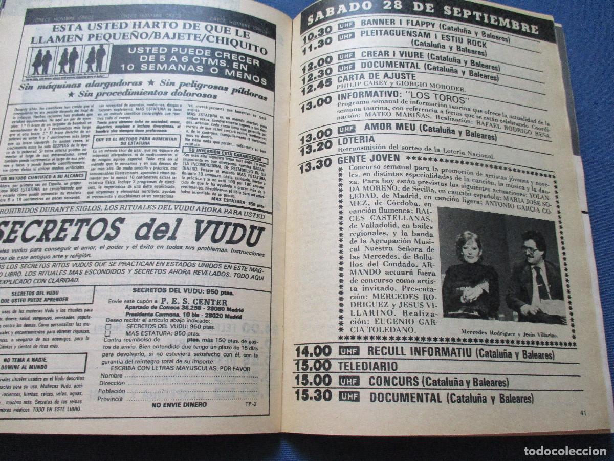 Coleccionismo de revista Teleprograma: TP TELEPROGRAMA N.&ordm; 1016 - 1985 - Foto 4