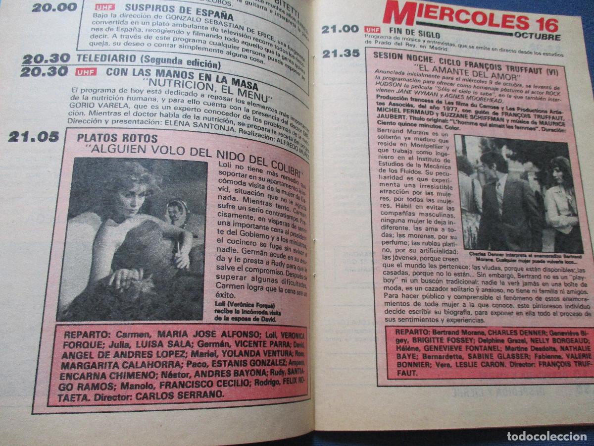 Coleccionismo de revista Teleprograma: TP TELEPROGRAMA N.&ordm; 1019 - 1985 - Foto 3