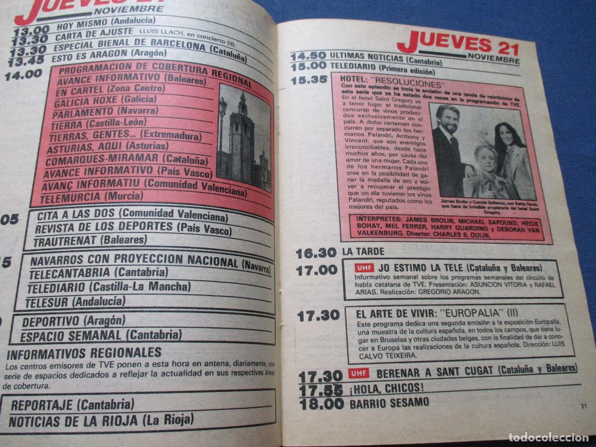 Coleccionismo de revista Teleprograma: TP TELEPROGRAMA N.&ordm; 1024 - 1985 - Foto 3