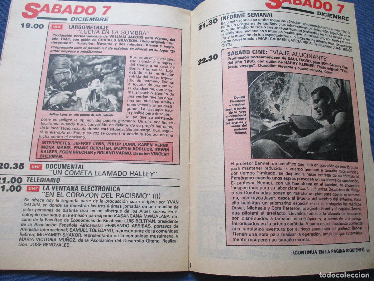 Coleccionismo de revista Teleprograma: TP TELEPROGRAMA N.&ordm; 1026 - 1985 - Foto 4