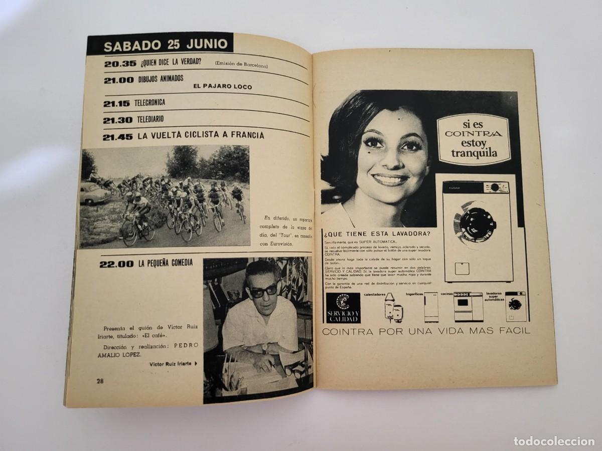 Coleccionismo de revista Teleprograma: TP. Teleprograma, N.&ordm; 11, Sophie Hardy. Del 20 al 26 de junio de 1966. - Foto 6