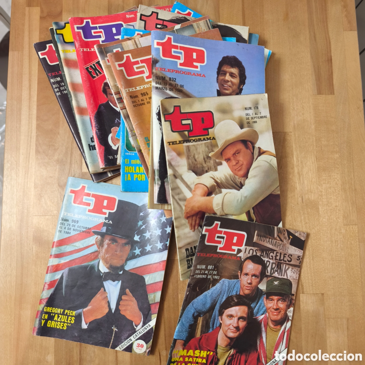 Coleccionismo de revista Teleprograma: Antiguo lote de 16 teleprograma TP desde 1969 a 1985 - Foto 1