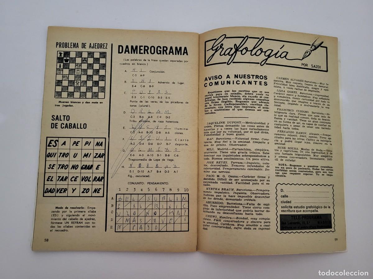 Coleccionismo de revista Teleprograma: TP. Teleprograma, N.&ordm; 27, Deborah Walley. Del 10 al 16 de octubre de 1966. - Foto 4