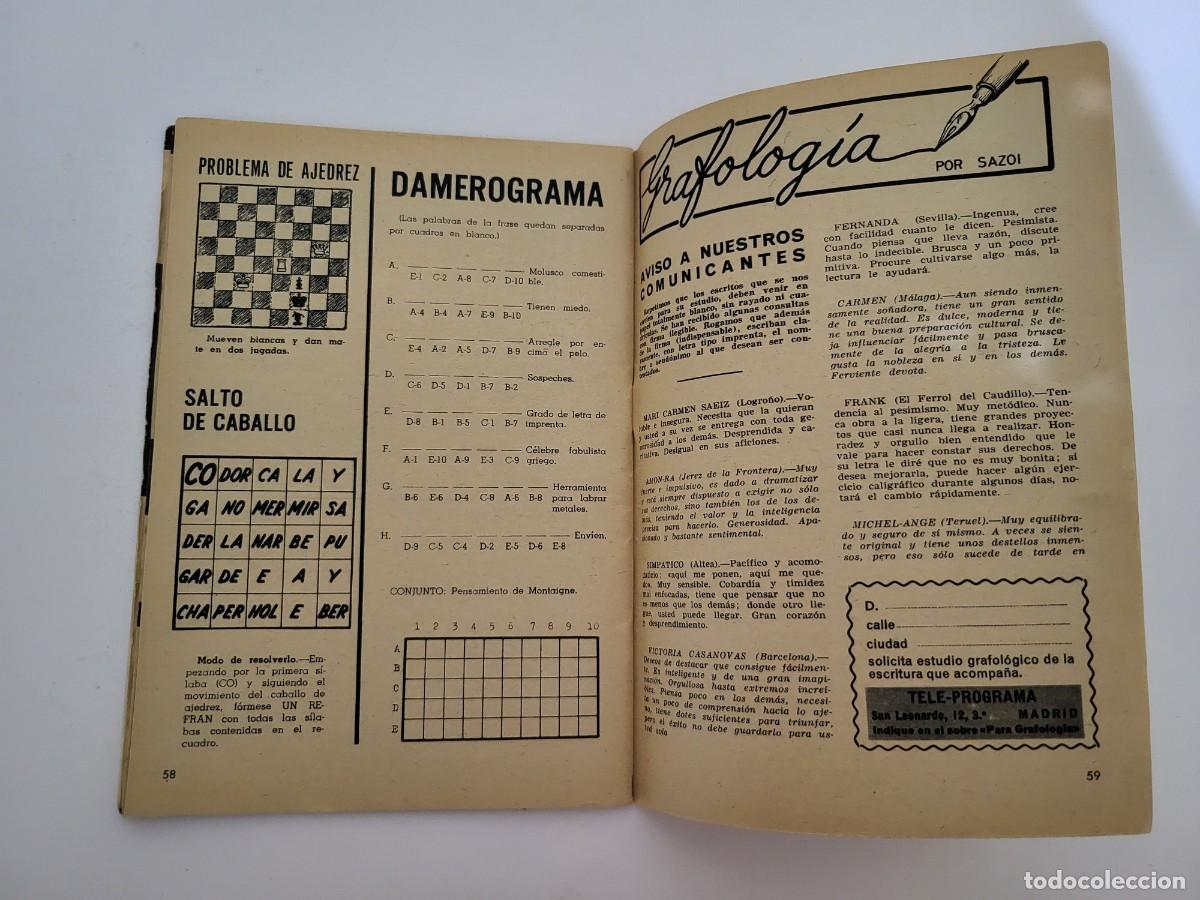 Coleccionismo de revista Teleprograma: TP. Teleprograma, N.&ordm; 35, Roberta Shore. Del 5 al 11 de diciembre de 1966. - Foto 4