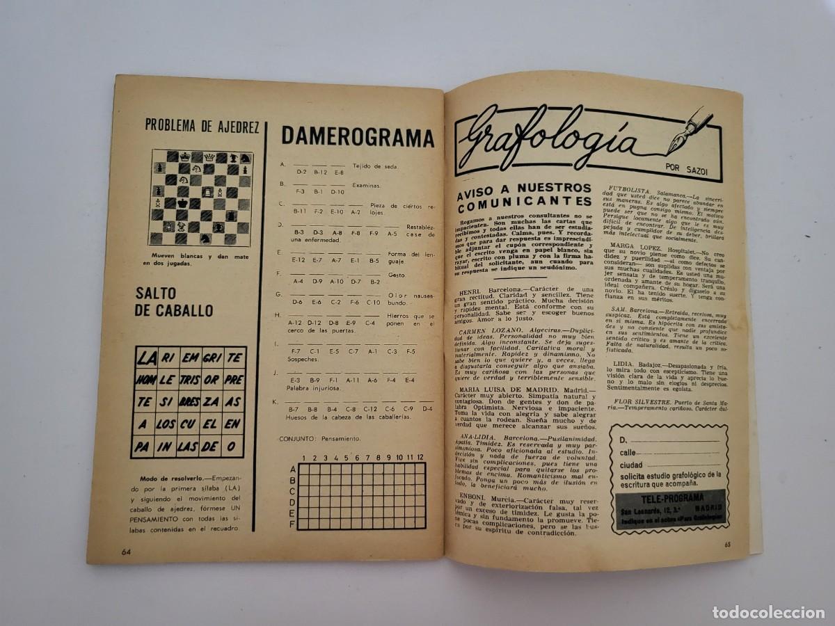 Coleccionismo de revista Teleprograma: TP. Teleprograma, N.&ordm; 48, Gemma Cuervo. Del 5 al 12 de marzo de 1967. - Foto 4
