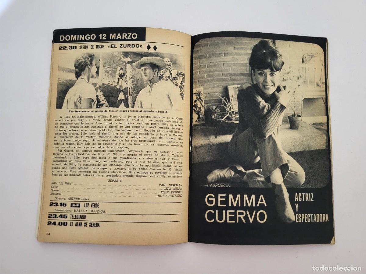 Coleccionismo de revista Teleprograma: TP. Teleprograma, N.&ordm; 48, Gemma Cuervo. Del 5 al 12 de marzo de 1967. - Foto 6
