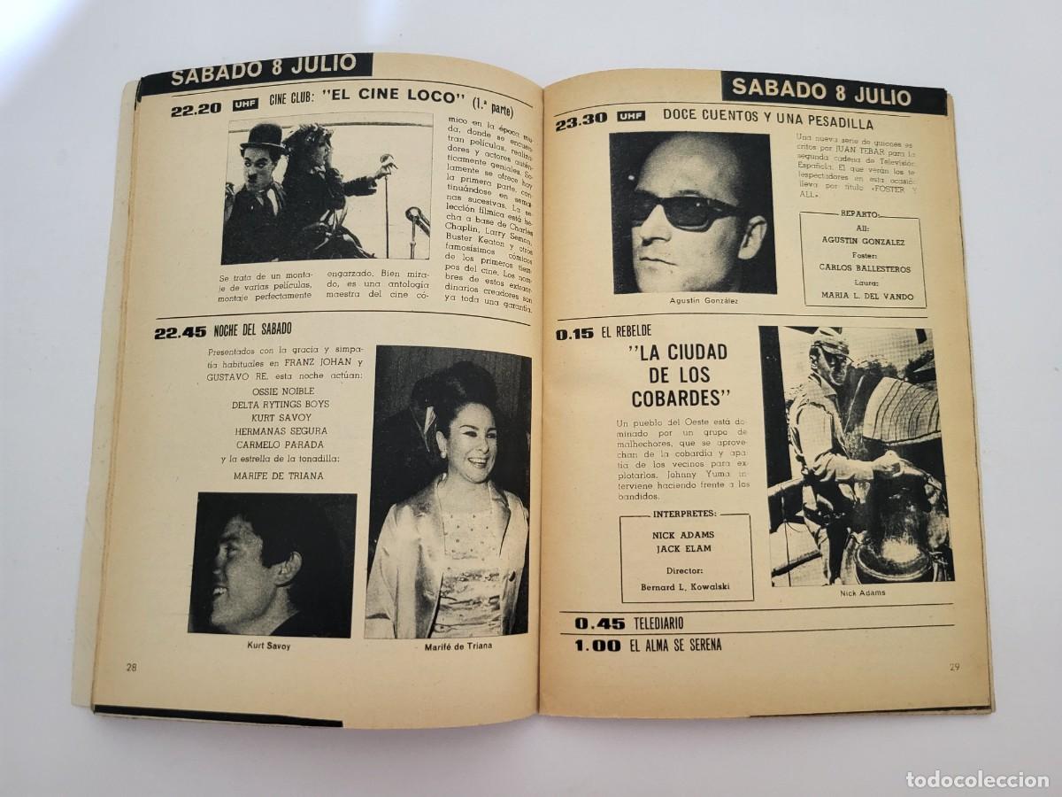 Coleccionismo de revista Teleprograma: TP. Teleprograma, N.&ordm; 65, Francisco Rabal. Del 3 al 9 de Julio de 1967. - Foto 7