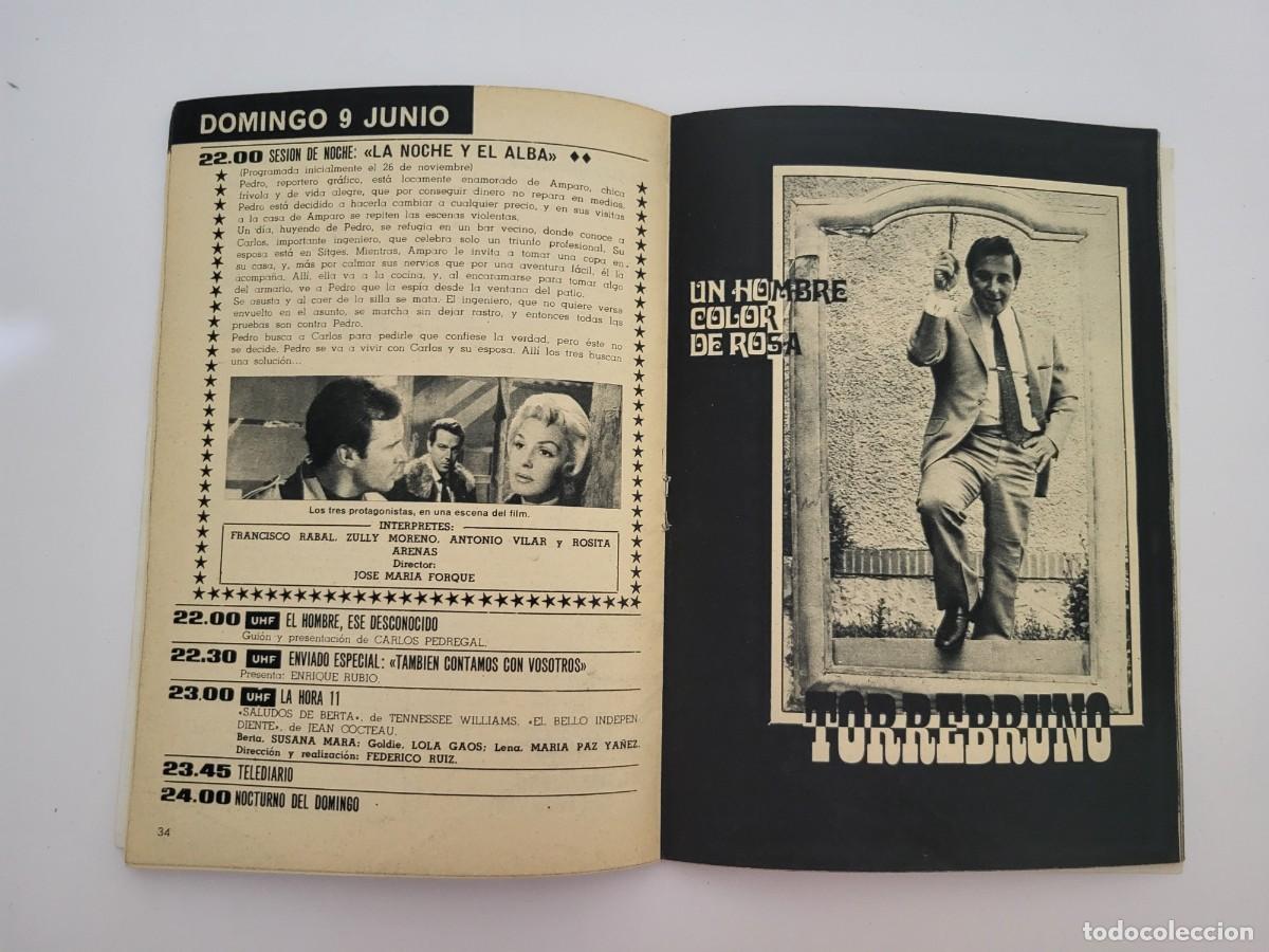 Coleccionismo de revista Teleprograma: TP. Teleprograma, N.&ordm; 113, Torrebruno. Del 3 al 9 de Junio de 1968. - Foto 6