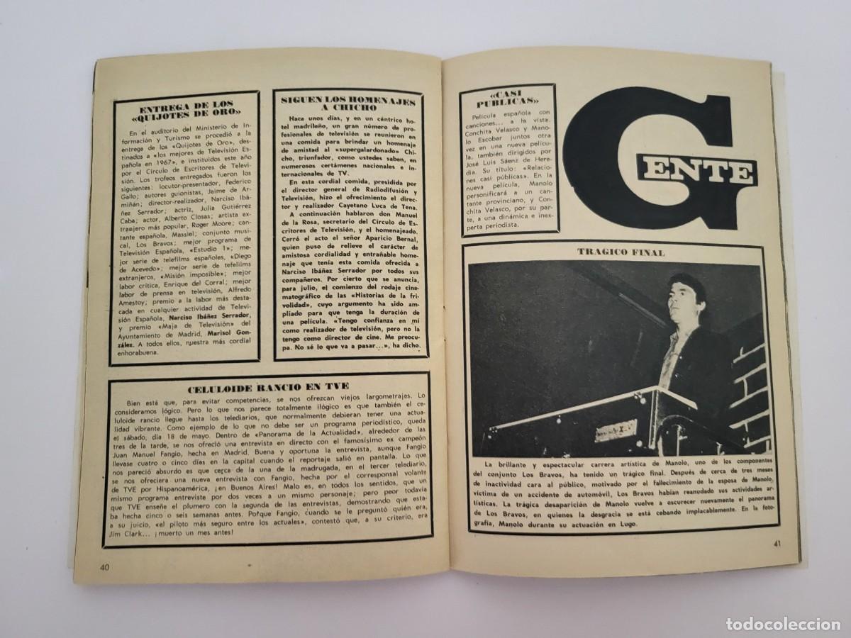 Coleccionismo de revista Teleprograma: TP. Teleprograma, N.&ordm; 113, Torrebruno. Del 3 al 9 de Junio de 1968. - Foto 7