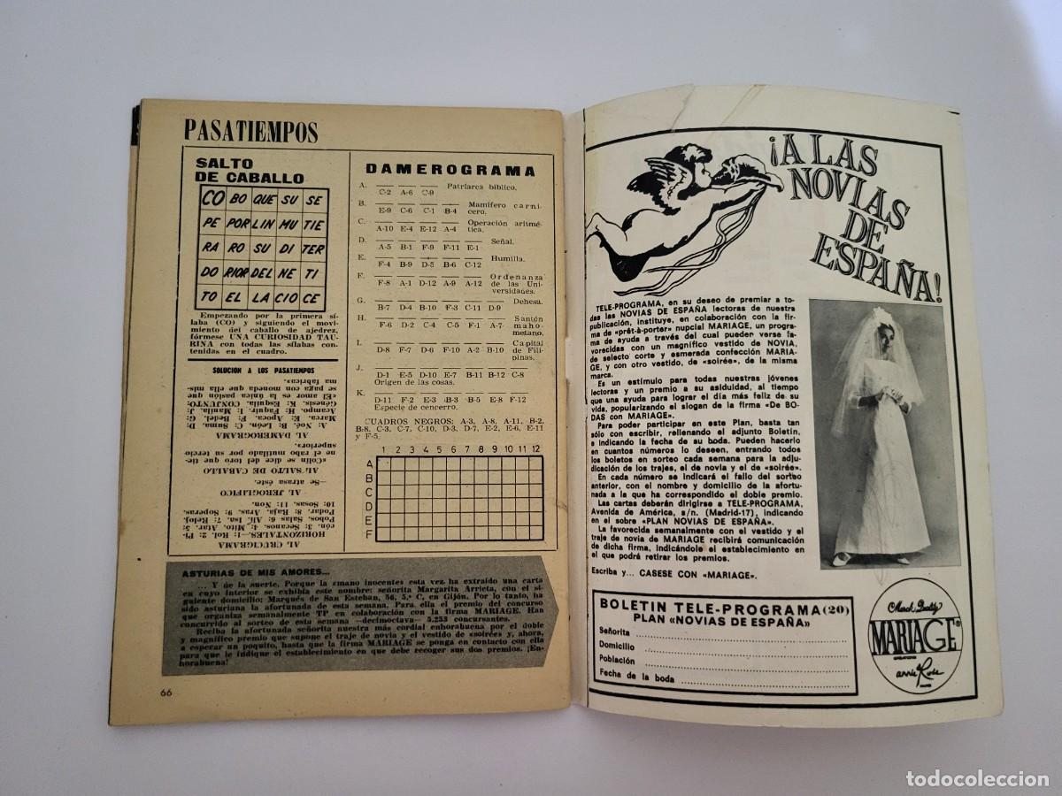 Coleccionismo de revista Teleprograma: TP. Teleprograma, N.&ordm; 120, Dick Van Dyke. Del 22 al 28 de Julio de 1968. - Foto 4