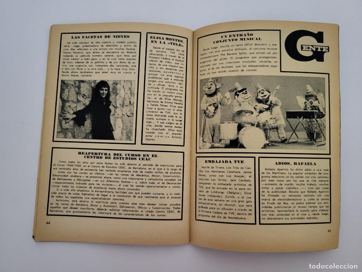Coleccionismo de revista Teleprograma: TP. Teleprograma, N.&ordm; 141, Raphael. Del 16 al 22 de Diciembre de 1968. - Foto 5