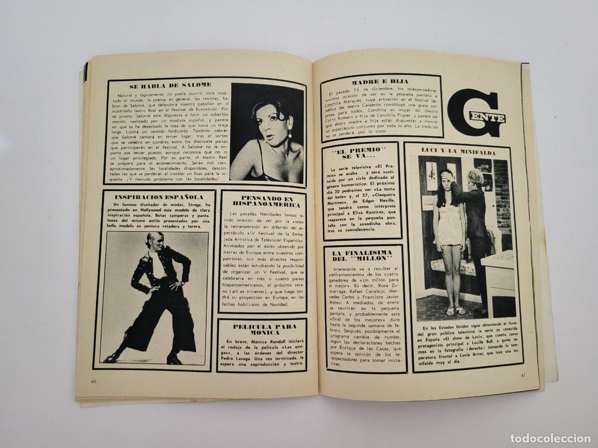Coleccionismo de revista Teleprograma: TP. Teleprograma, N.&ordm; 144, David Hedison. Del 6 al 12 de Enero de 1969. - Foto 7