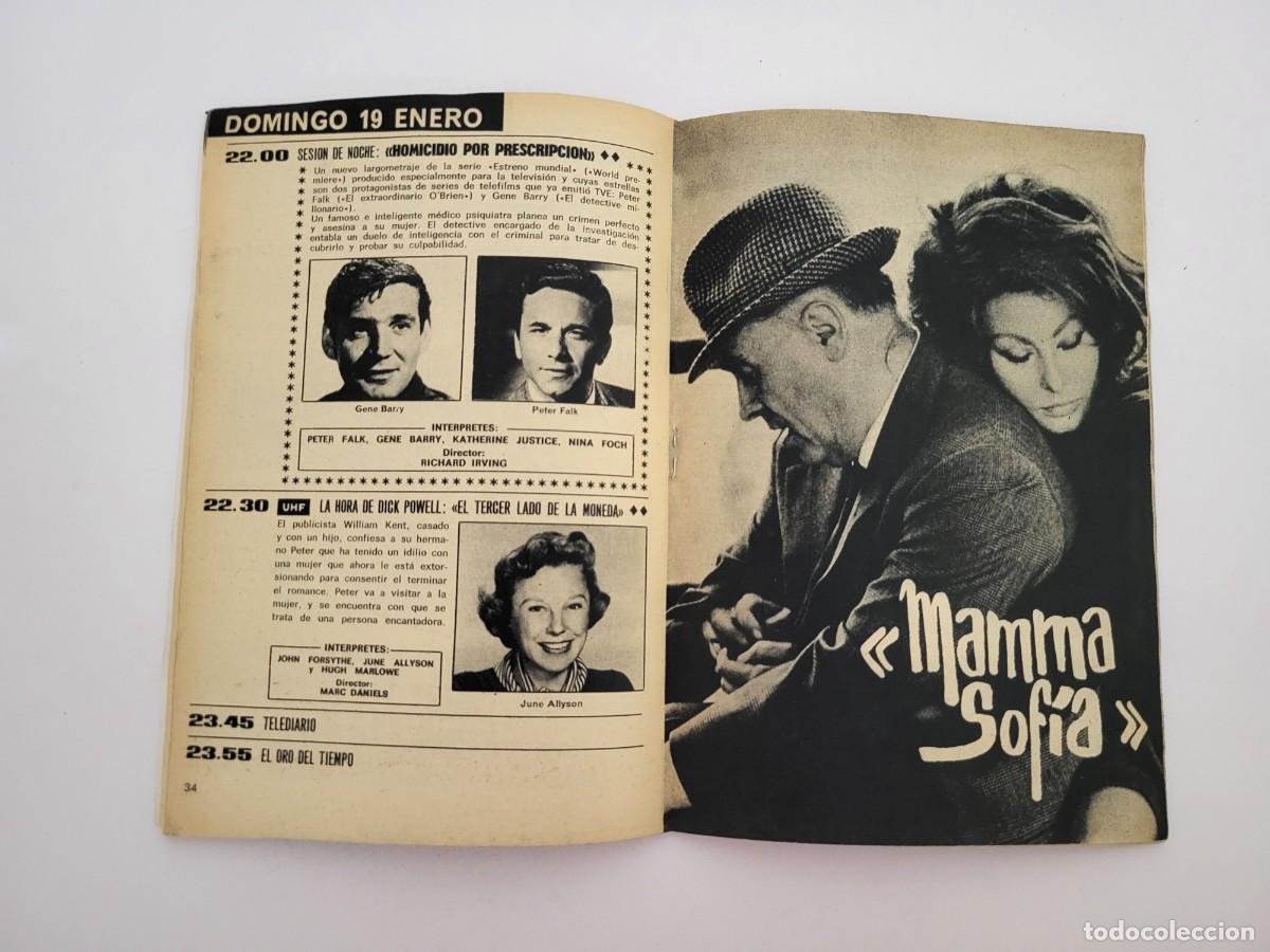 Coleccionismo de revista Teleprograma: TP. Teleprograma, N.&ordm; 145, Mama Sofia. Del 13 al 19 de Enero de 1969. - Foto 6