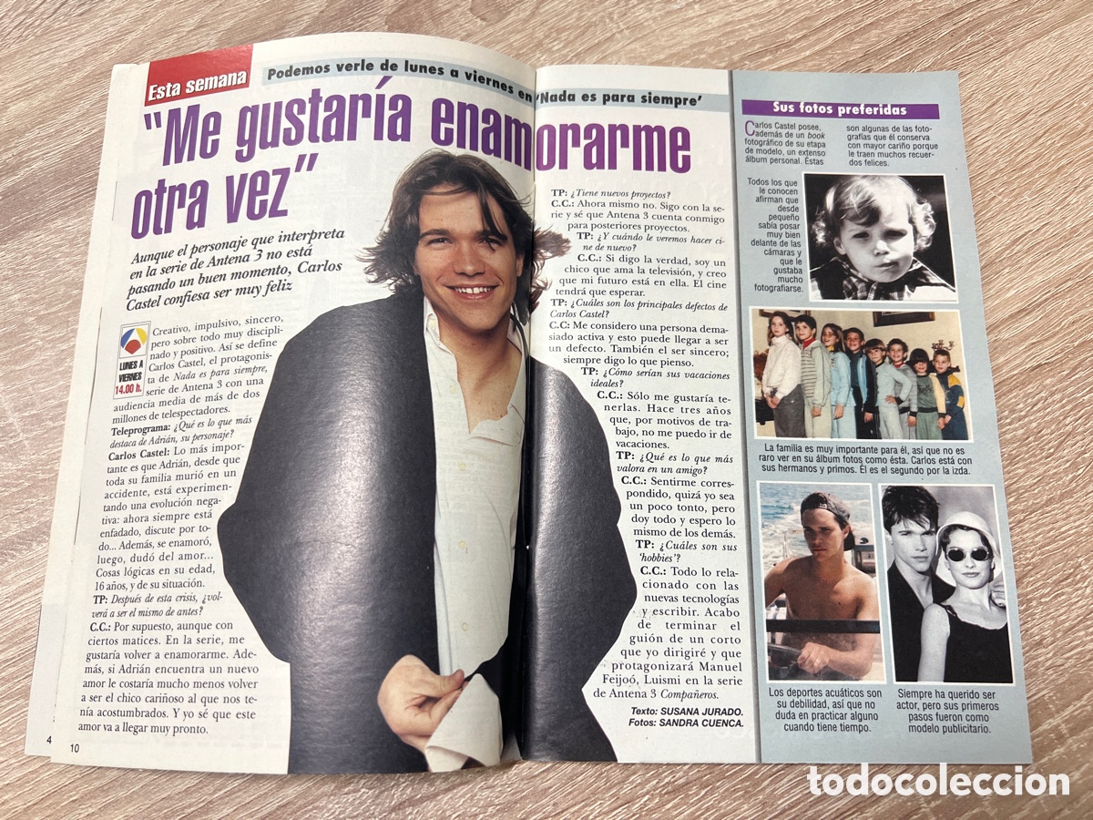 Coleccionismo de revista Teleprograma: TELEPROGRAMA 27/08/2000 # 1794 BERM&Uacute;DEZ CARLOS CSTEL - Foto 3