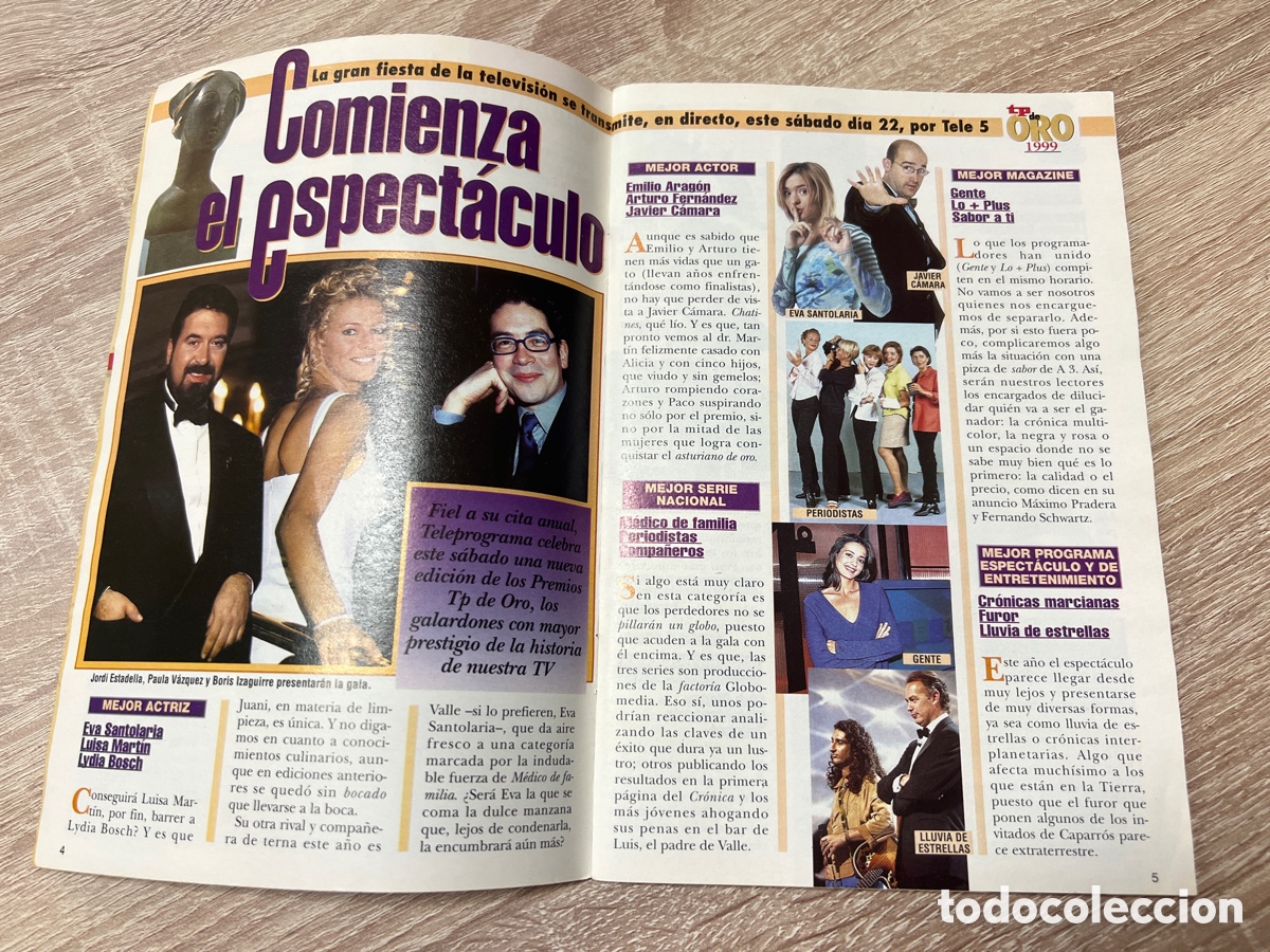 Coleccionismo de revista Teleprograma: TELEPROGRAMA 30/01/2000 # 1764 BORIS PAULA Y JORDI - Foto 2
