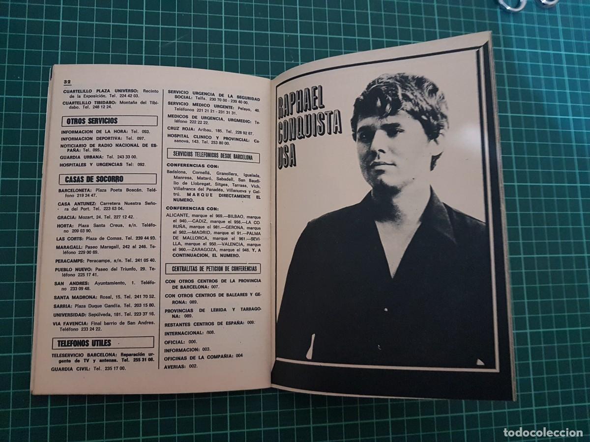 Coleccionismo de revista Teleprograma: TP. Teleprograma, N.&ordm; 180, Raphael. Del 15 al 21 de Septiembre de 1969. - Foto 3