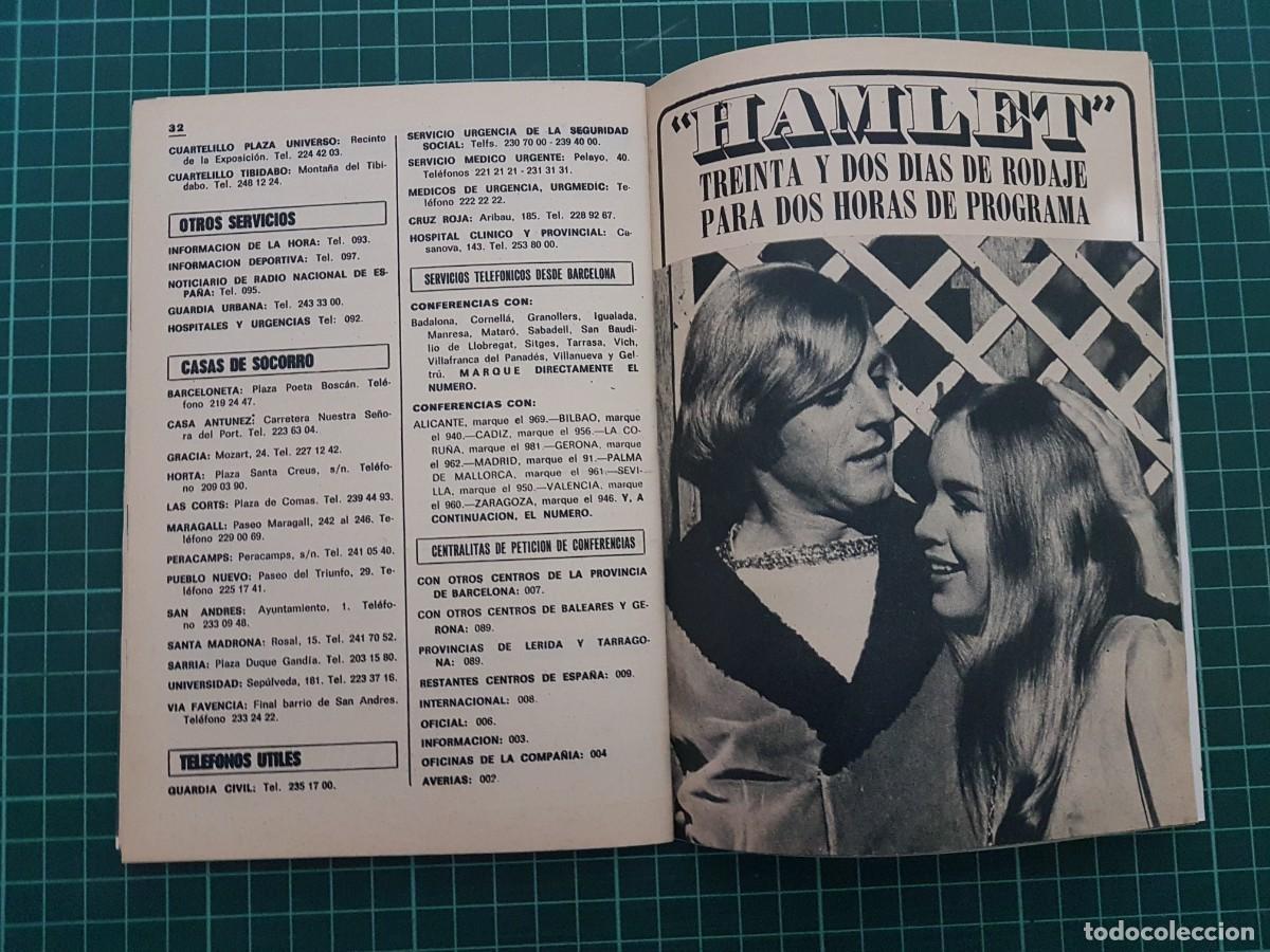 Coleccionismo de revista Teleprograma: TP. Teleprograma, N.&ordm; 209. Del 6 al 12 de Abril de 1970. - Foto 3
