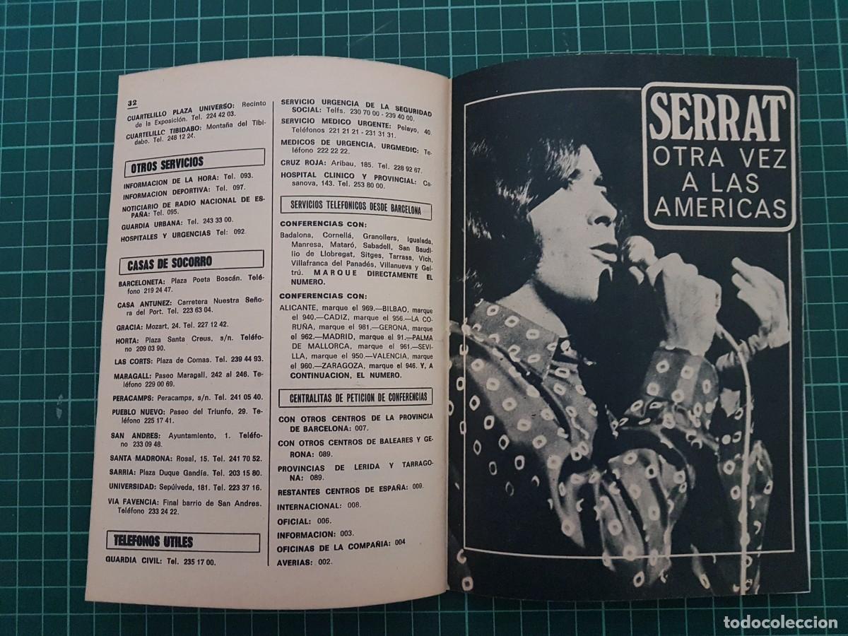Coleccionismo de revista Teleprograma: TP. Teleprograma, N.&ordm; 213. Joan Manuel Serrat, del 4 al 10 de Mayo de 1970. - Foto 3