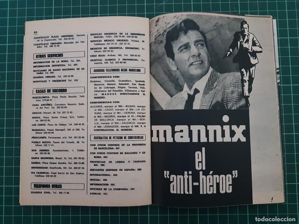 Coleccionismo de revista Teleprograma: TP. Teleprograma, N.&ordm; 219. &rdquo;Mannix&rdquo; del 16 al 21 de Junio de 1970. - Foto 3